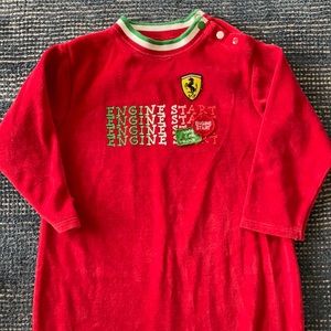 Ferrari onesie velour